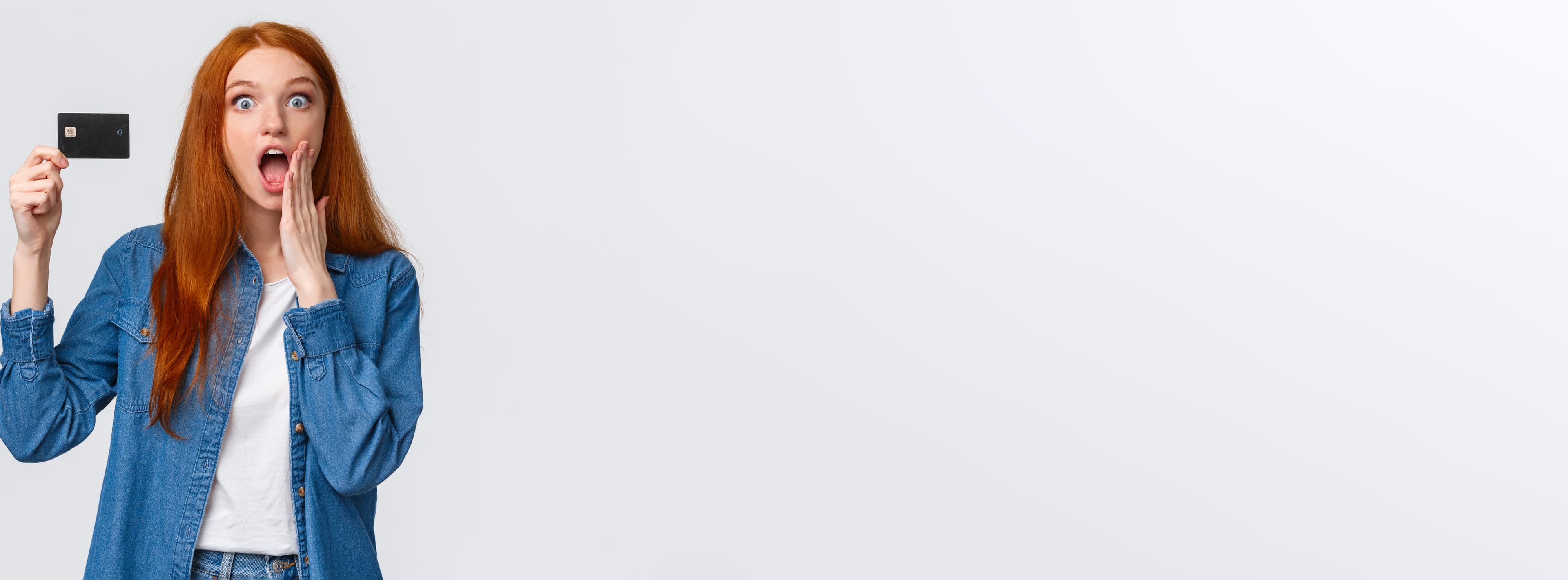 Surprised, delighted client reacting to Ottershine pricing